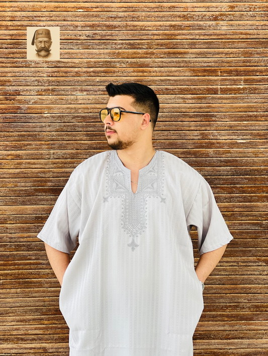 الجبة التونسية في أحلى مايكون قماش وخياطة ورتبة وطريزة