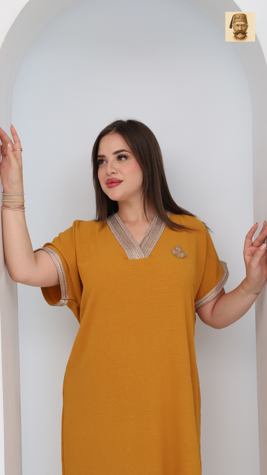 Jebba En crêpe froissé De Qualité - Manche tombante – Élégance Et Confort