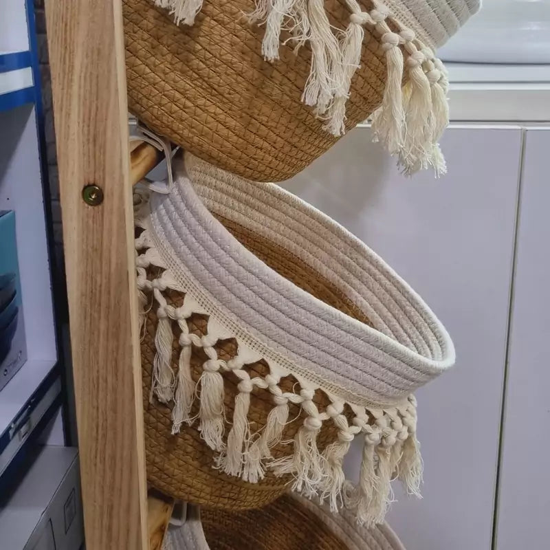 đ Support Bois & Paille Moderne â ĂlĂ©gance Naturelle pour Votre IntĂ©rieur đ