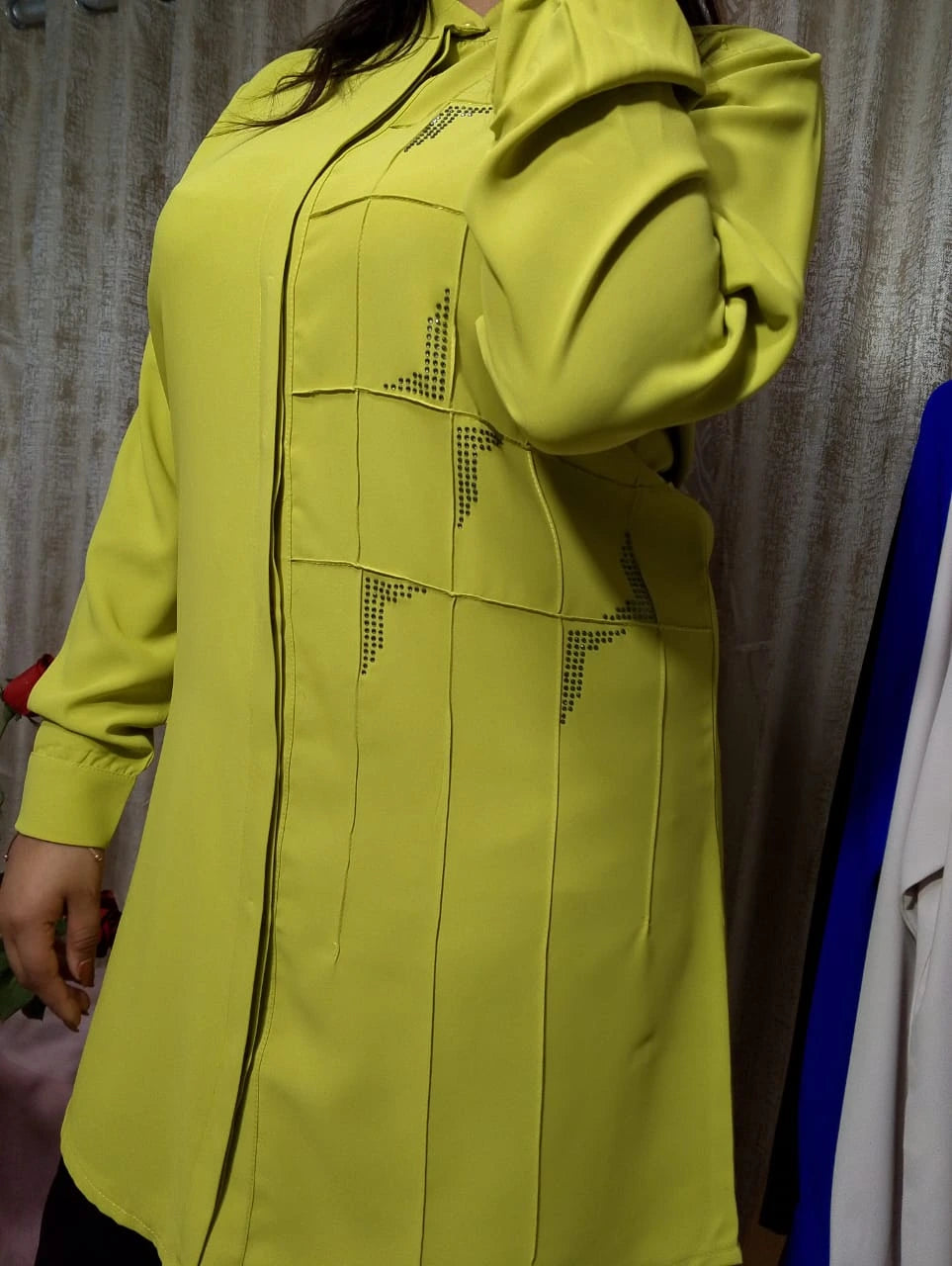 Chemise Longue Femme Élégante – Coupe Large & Confort Absolu