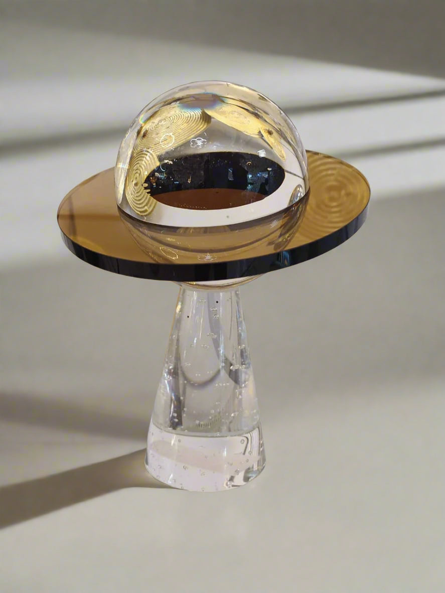Sculpture Décorative Moderne en Verre – Élégance et Raffinement pour votre Intérieur