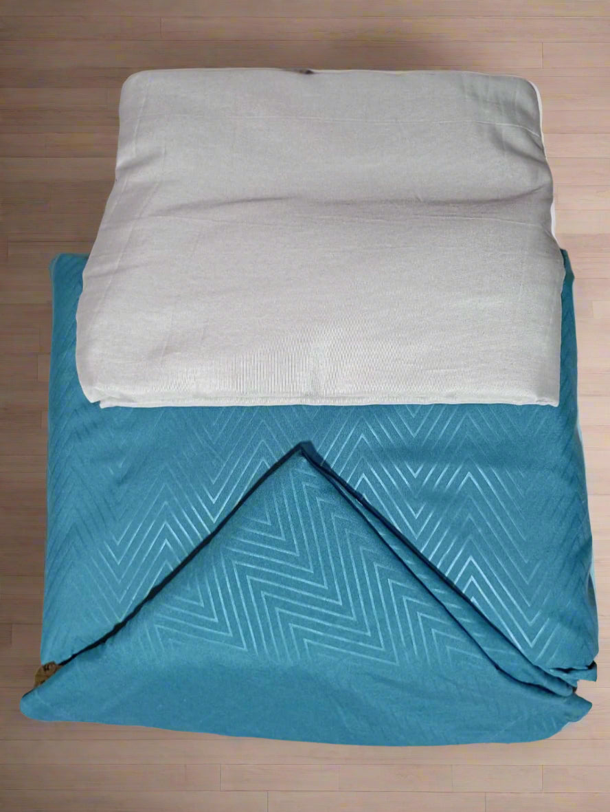 Parure de Lit 2 Places d'Été – 4 Pièces en Coton Microfibre Premium