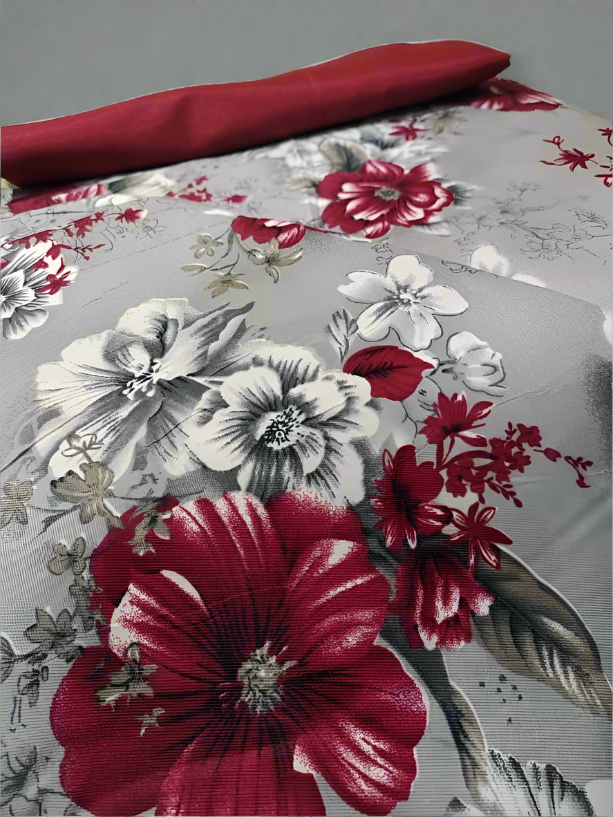 Parure de Lit d’Été 2 Places – 100% Coton Premium – 4 Pièces