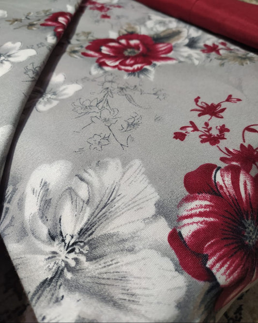 Parure de Lit d’Été 2 Places – 100% Coton Premium – 4 Pièces