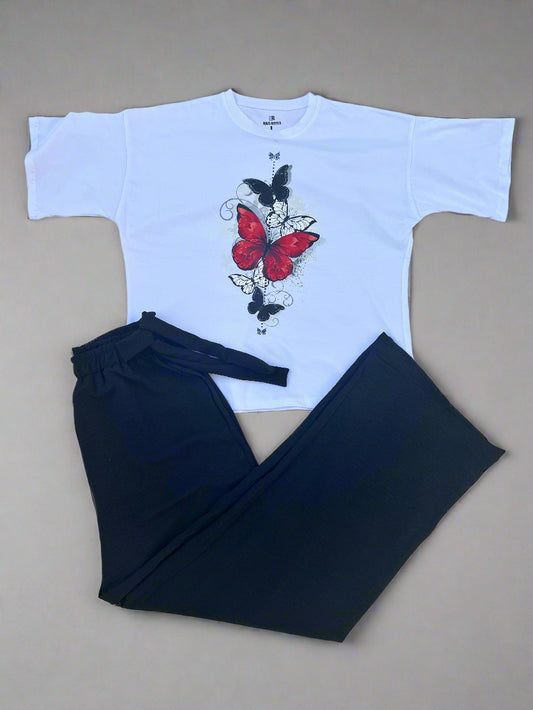 Ensemble pull et pontalon 100% coton Femme