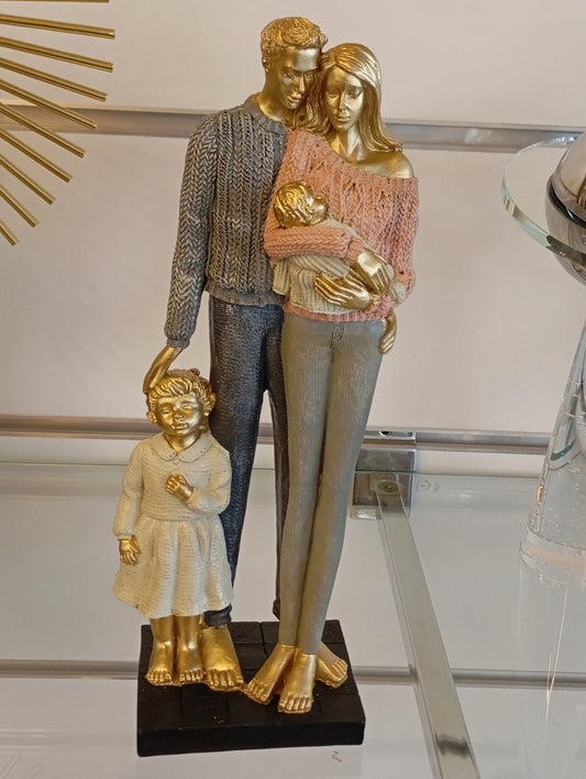 Figurine d'Amour Mari & Femme – Sculpture Romantique en Résine pour Déco d'Étagère – Cadeau Câlin pour Couple – Décoration Salon/Chambre