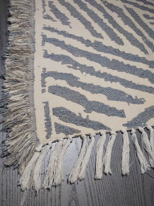 Tapie margoum "Savane élégante" double face