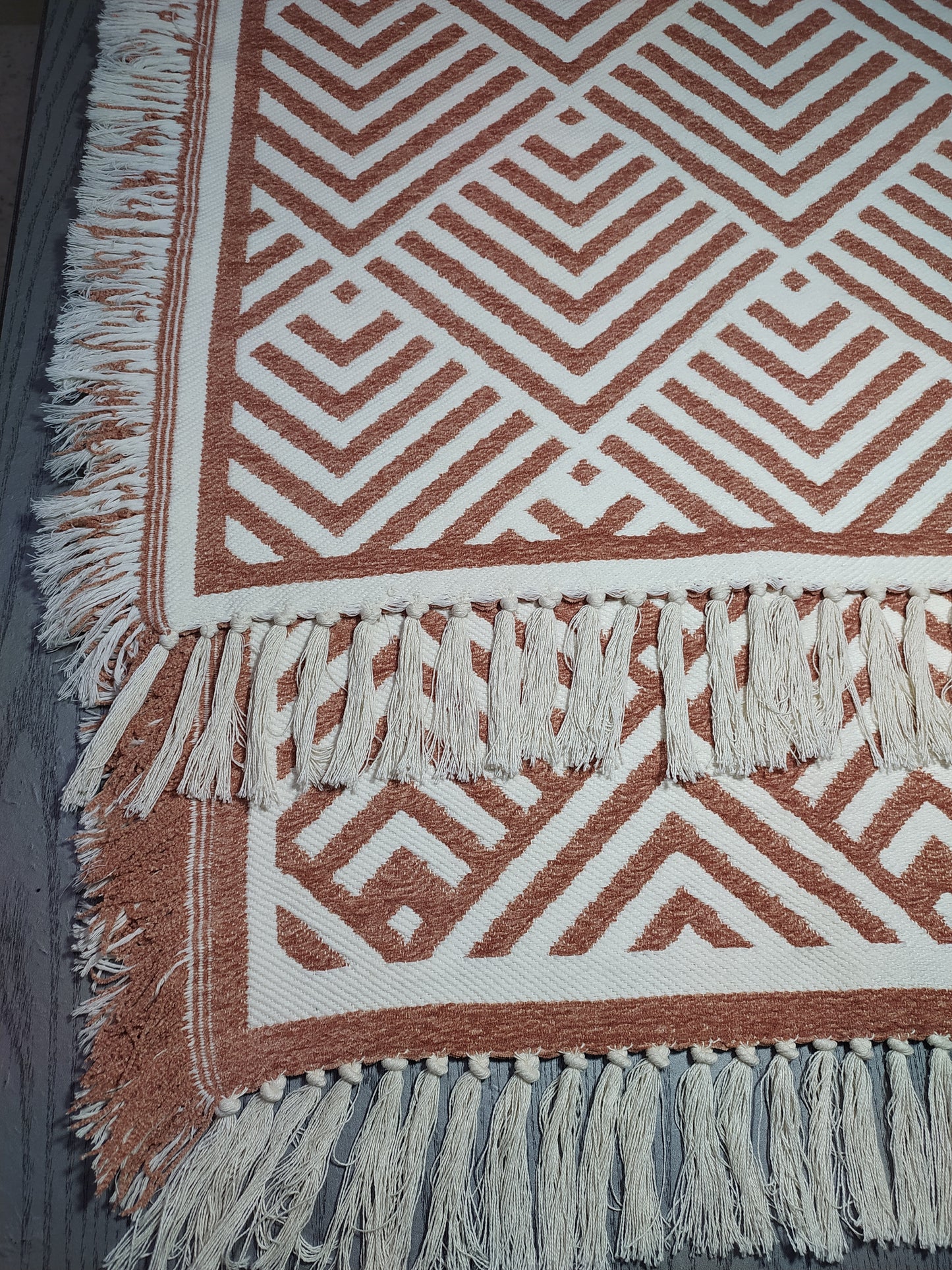 Tapis margoum Tissé "Douceur Rosée" – Par Chikh Essouk