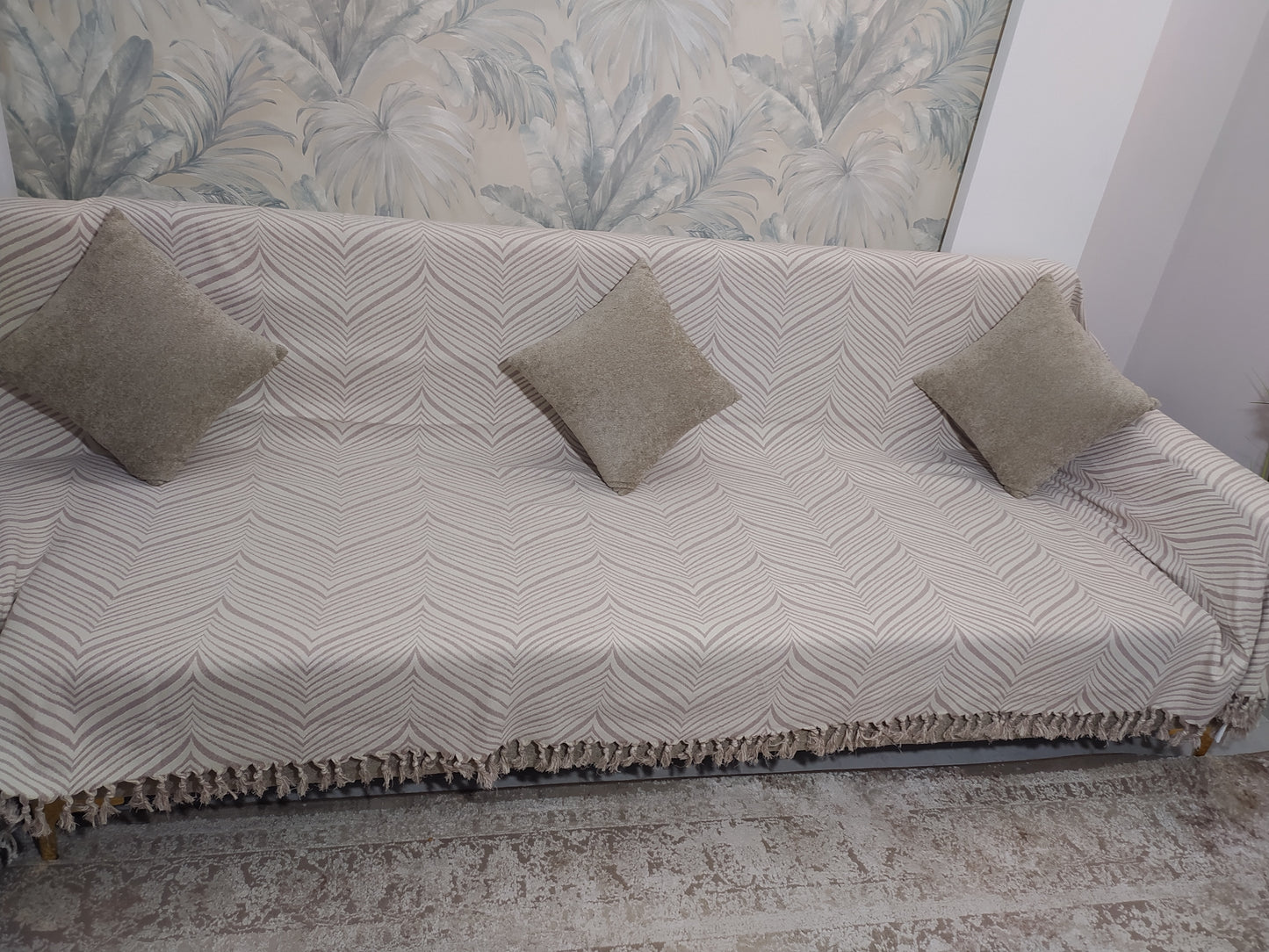 Jeté Brun fumé "Chikh Élégance"