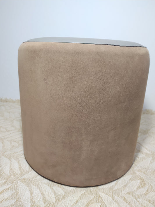 Pouf Marron "Terre Bois"