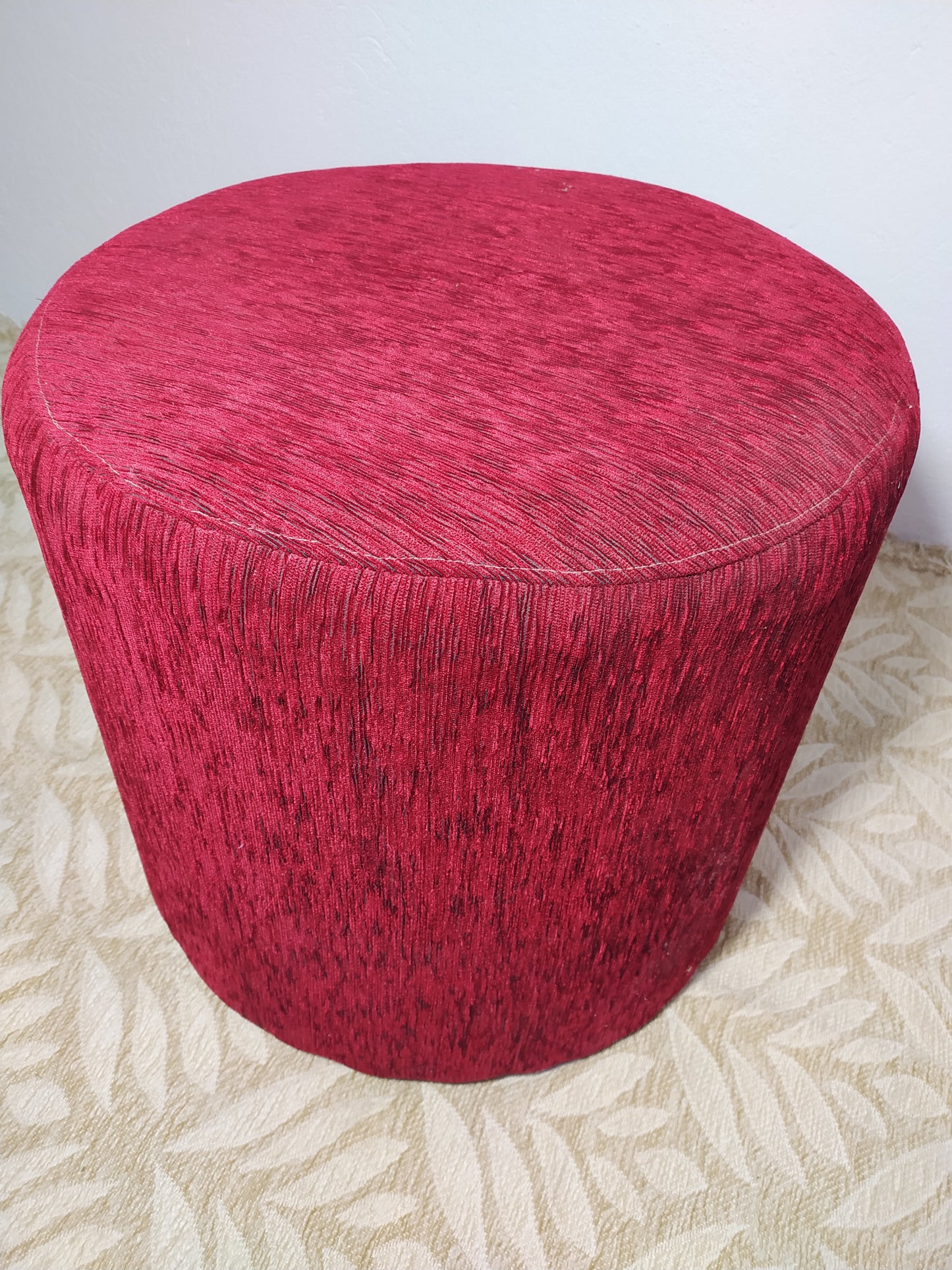 Pouf "Rouge Sable"
