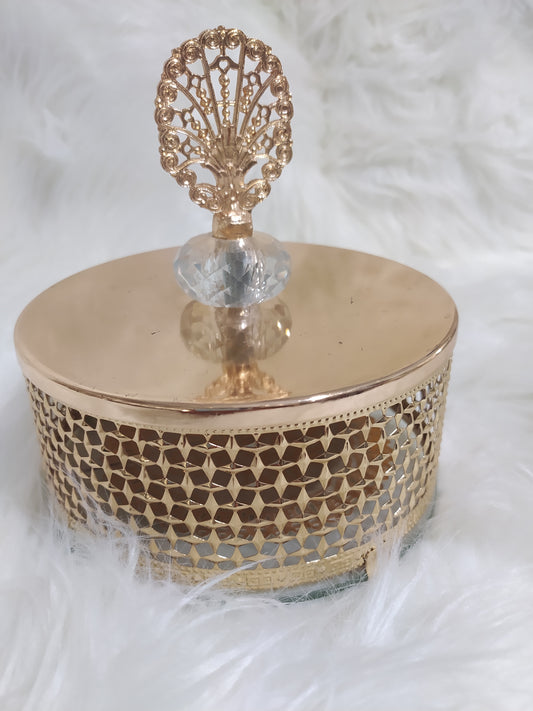 ✨ Bonbonnière Royale Dorée Inoxydable – Élégance et Raffinement pour Vos Événements ✨