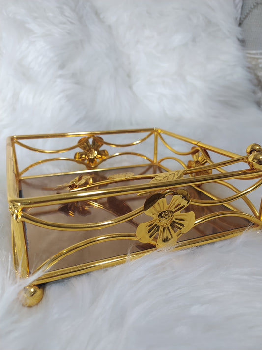 ✨ Porte Serviette Doré Élégant – Raffinement & Hospitalité pour Votre Salon ✨