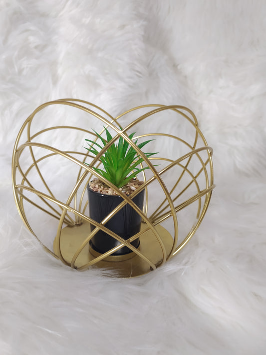 🌿 Fausse Plante Succulente en Fer – Décor Bureau & Maison Sans Entretien 🌿