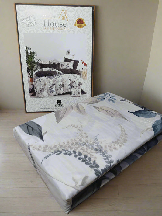 Parure de Lit 2 Places d'Été – 4 Pièces Élégance Florale