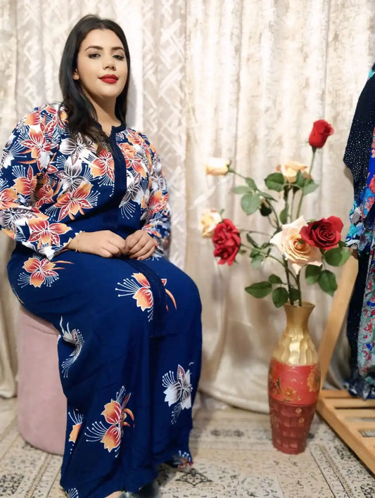 Jebba Tunisienne Luxe en Fibranne – Élégance Intemporelle & Confort Exceptionnel