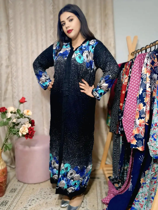 Jebba Tunisienne Luxe en Fibranne – Élégance Intemporelle & Confort Exceptionnel