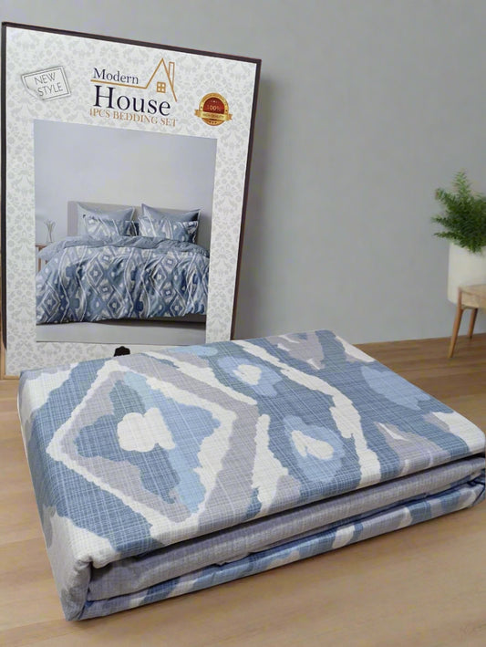 Parure de Lit 2 Places d'Été – 4 Pièces Élégance Florale