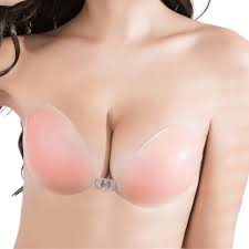 Soutien-gorge Rehausseur en Silicone Invisible Adhésif Réutilisable Sans Dos Sans Bretelles pour Femmes