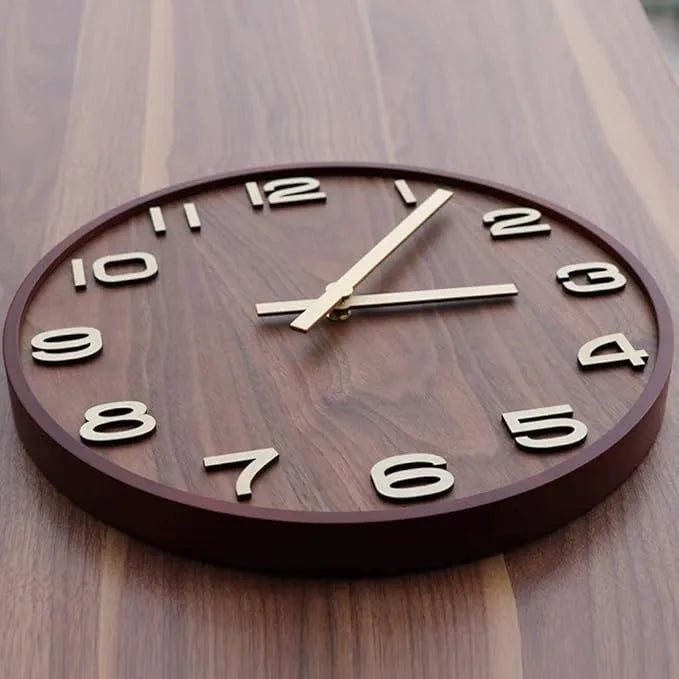 🕰️ L'HORLOGE MURALE QUI ALLIE STYLE VINTAGE & TECHNOLOGIE SILENCIEUSE - 100% CHARME RÉTRO !