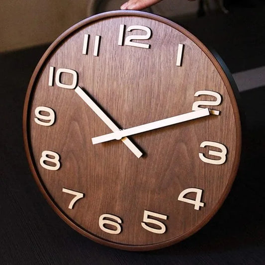 🕰️ L'HORLOGE MURALE QUI ALLIE STYLE VINTAGE & TECHNOLOGIE SILENCIEUSE - 100% CHARME RÉTRO !