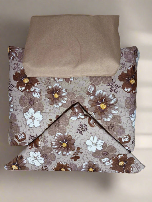 Parure de Lit d’Été 2 Places – 100% Coton Premium – 4 Pièces