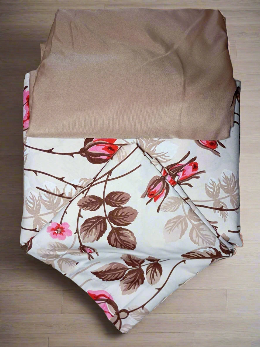 Parure de Lit d’Été 2 Places – 100% Coton Premium – 4 Pièces