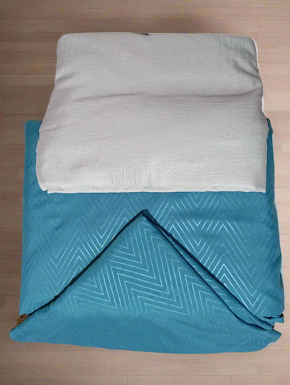 Parure de Lit 2 Places d'Été – 4 Pièces en Coton Microfibre Premium