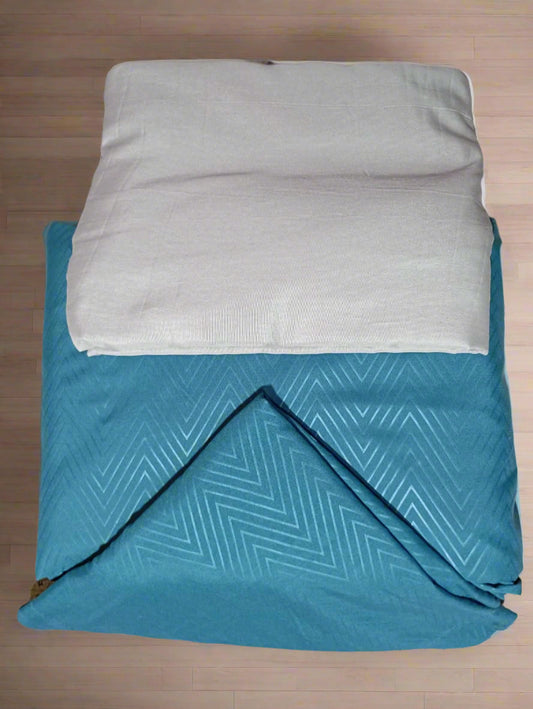Parure de Lit 2 Places d'Été – 4 Pièces en Coton Microfibre Premium