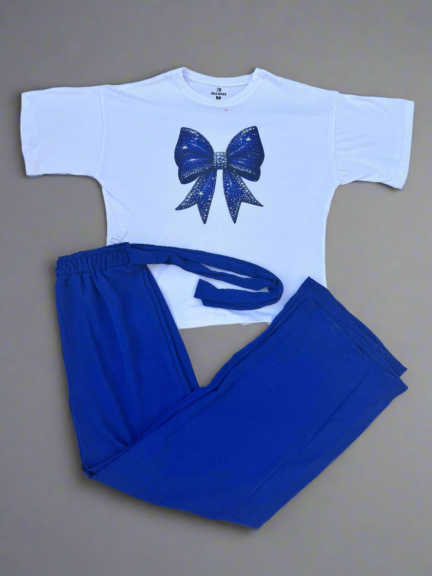Ensemble pull et pontalon 100% coton Femme