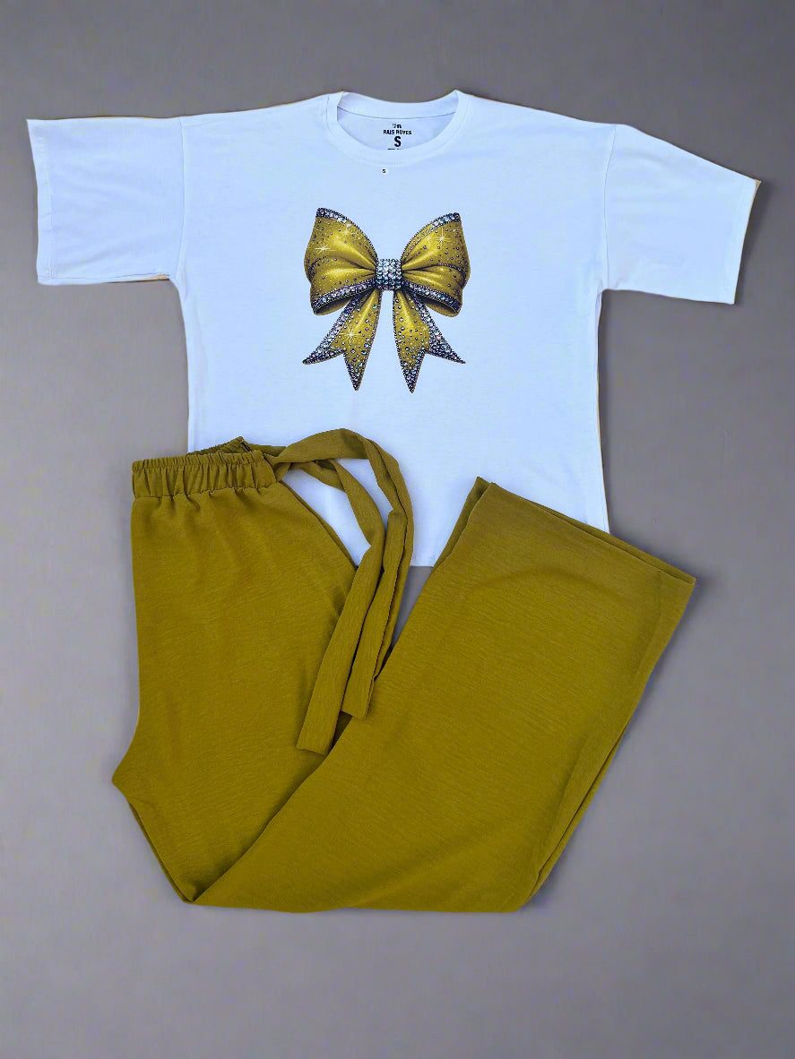 Ensemble pull et pontalon 100% coton Femme