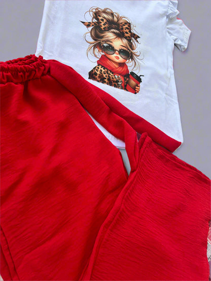 Ensemble baya pull et pantalon fille