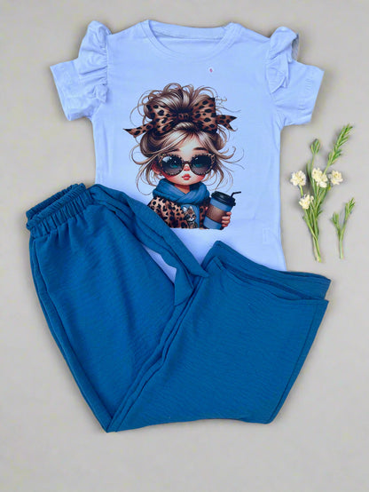 Ensemble baya pull et pantalon fille