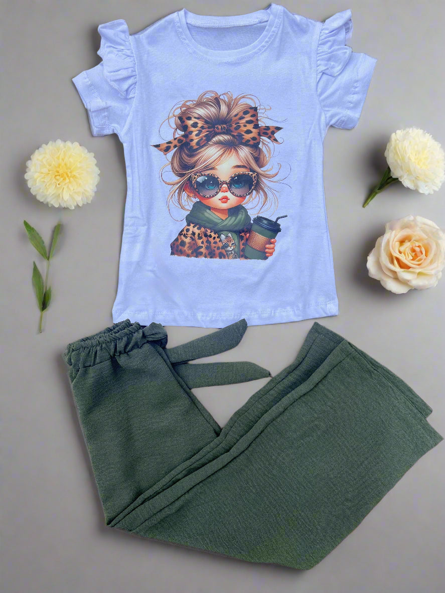 Ensemble baya pull et pantalon fille
