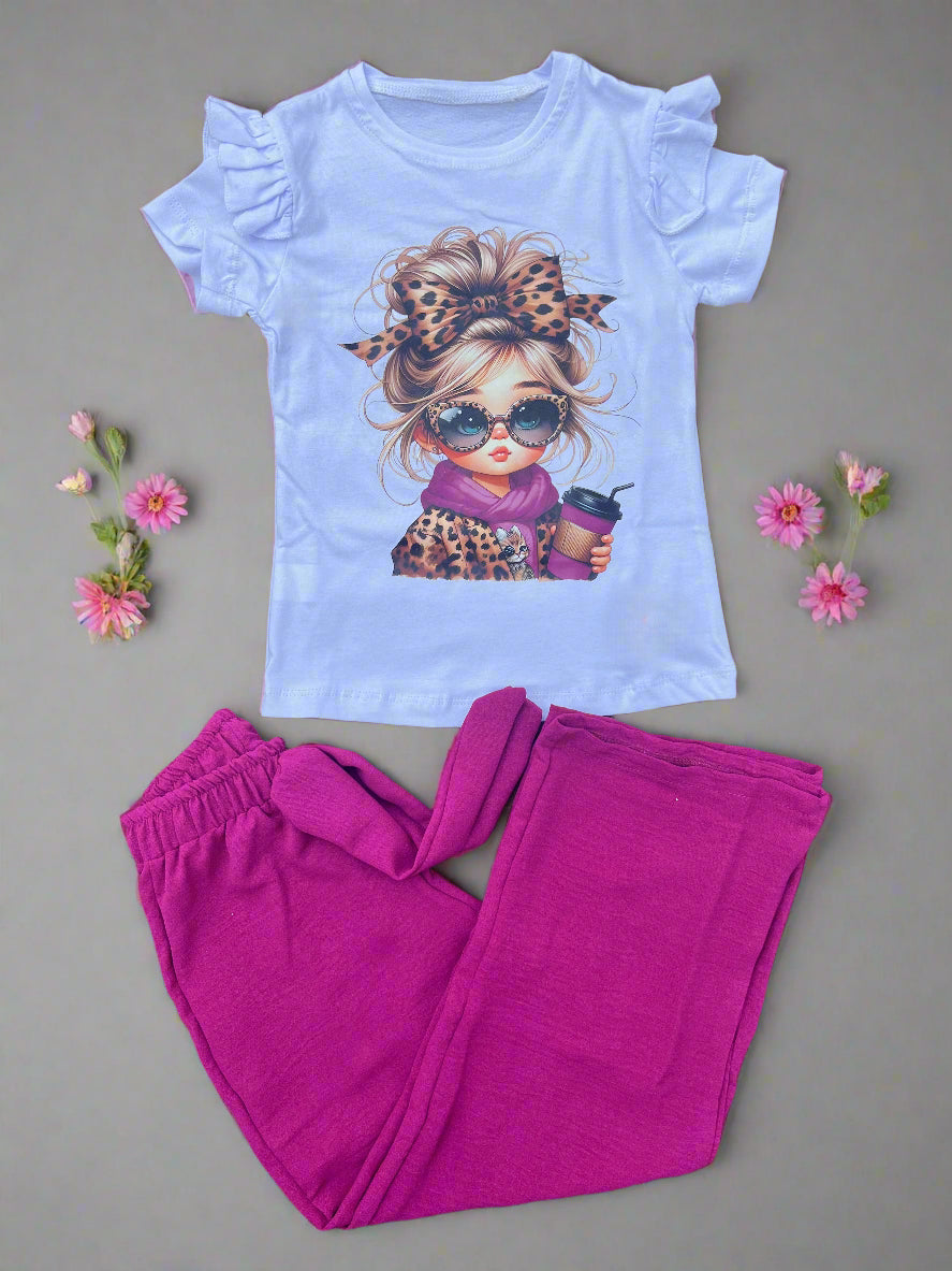 Ensemble baya pull et pantalon fille