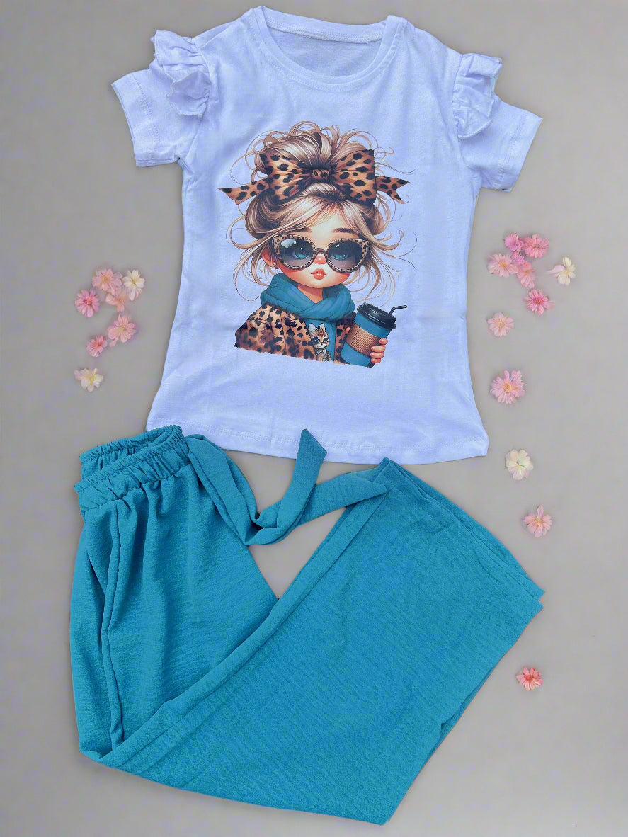 Ensemble baya pull et pantalon fille