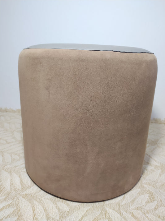 Pouf Marron "Terre Bois"