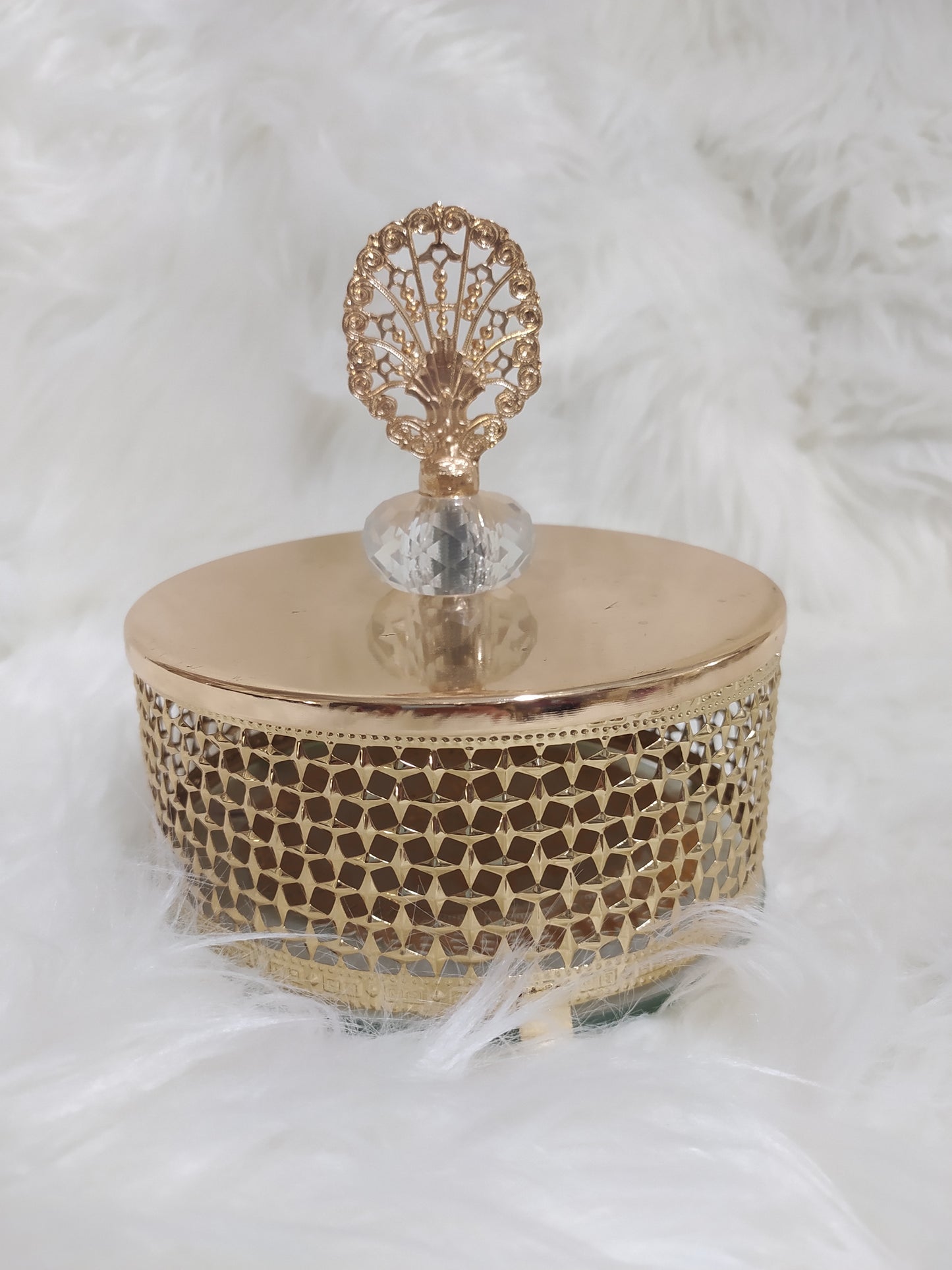 ✨ Bonbonnière Royale Dorée Inoxydable – Élégance et Raffinement pour Vos Événements ✨