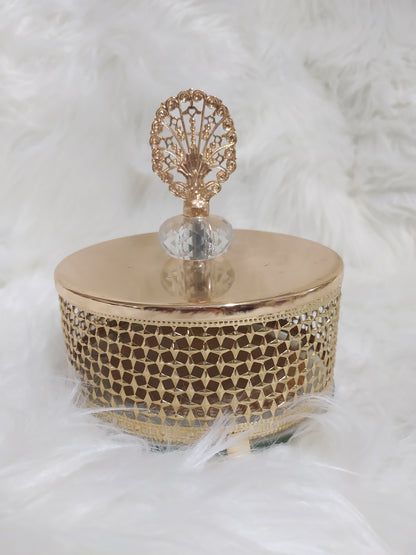 ✨ Bonbonnière Royale Dorée Inoxydable – Élégance et Raffinement pour Vos Événements ✨