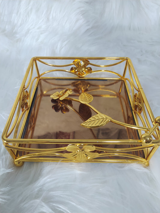 ✨ Porte Serviette Doré Élégant – Raffinement & Hospitalité pour Votre Salon ✨