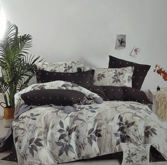 Parure de Lit 2 Places d'Été – 4 Pièces Élégance Florale