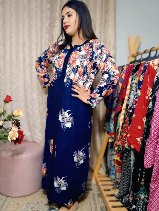 Jebba Tunisienne Luxe en Fibranne – Élégance Intemporelle & Confort Exceptionnel
