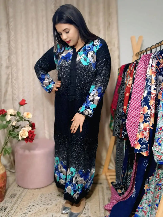 Jebba Tunisienne Luxe en Fibranne – Élégance Intemporelle & Confort Exceptionnel