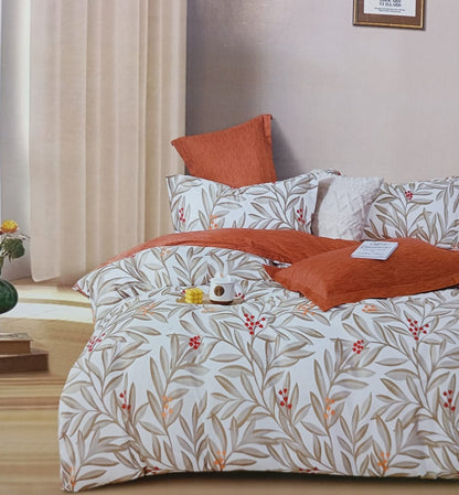 Parure de Lit 2 Places d'Été – 4 Pièces Élégance Florale