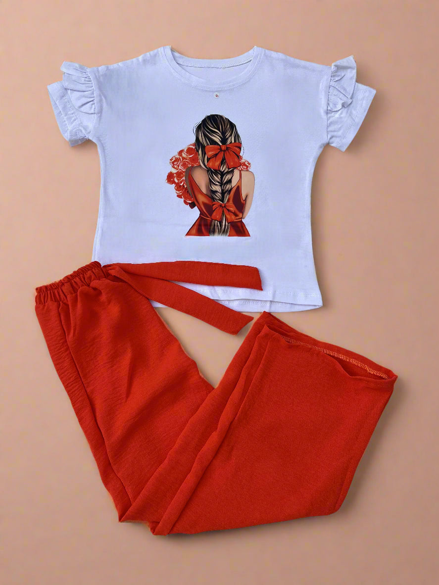 Ensemble pull et pantalon fille