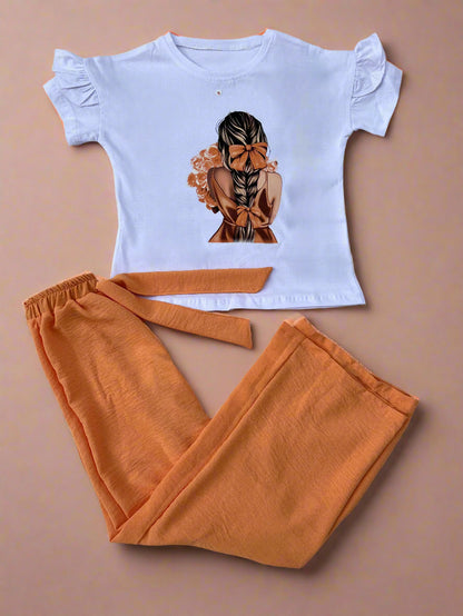 Ensemble pull et pantalon fille